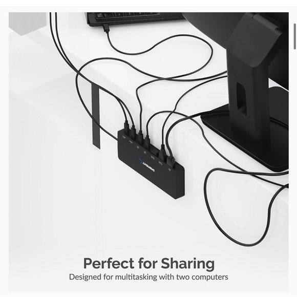Sabrent 2 Port USB Type-C KVM Switch - Picture 2 of 7